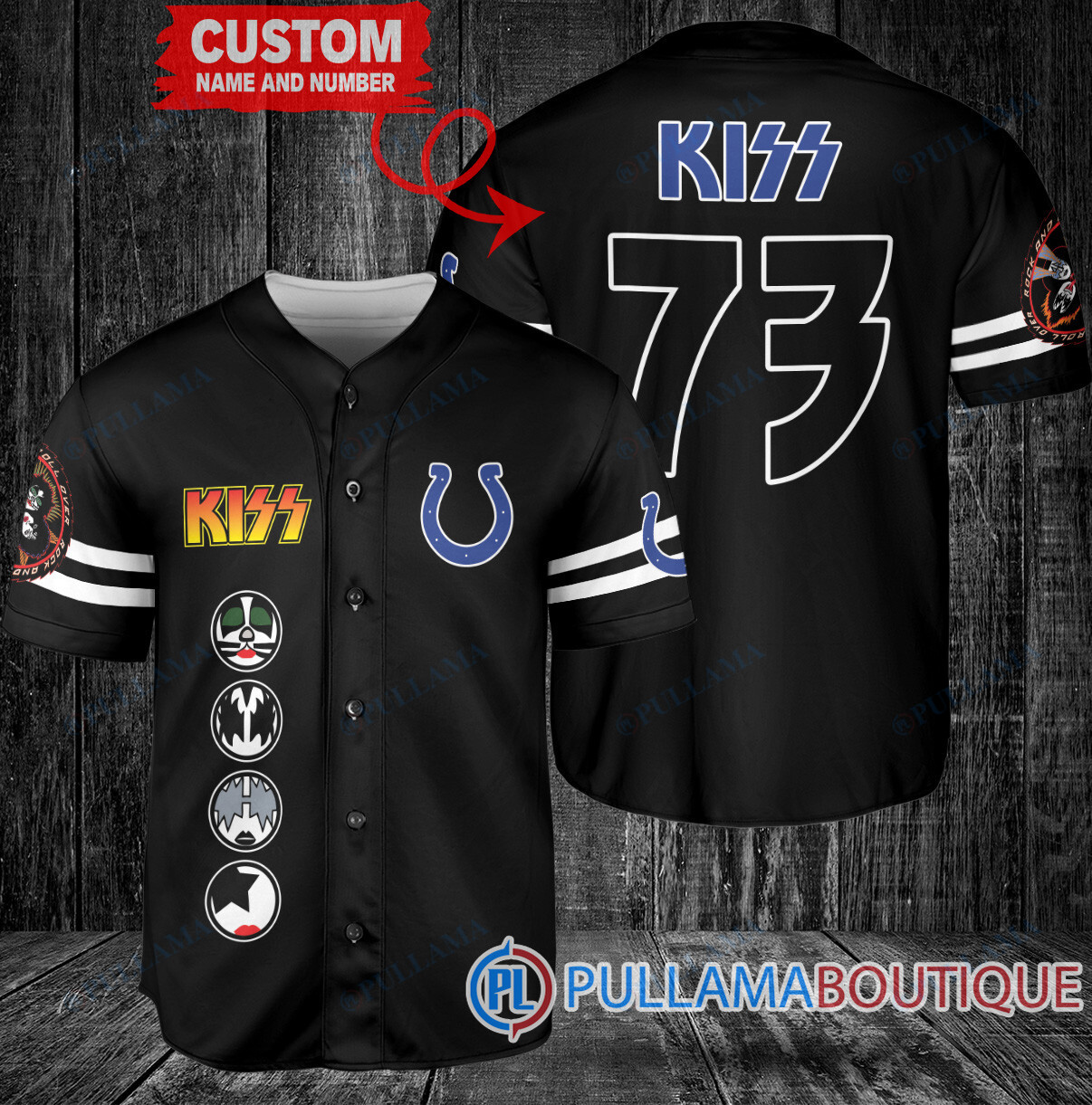 KISS Kansas City Chiefs Custom Baseball Jersey – Exclusive Fan Gear