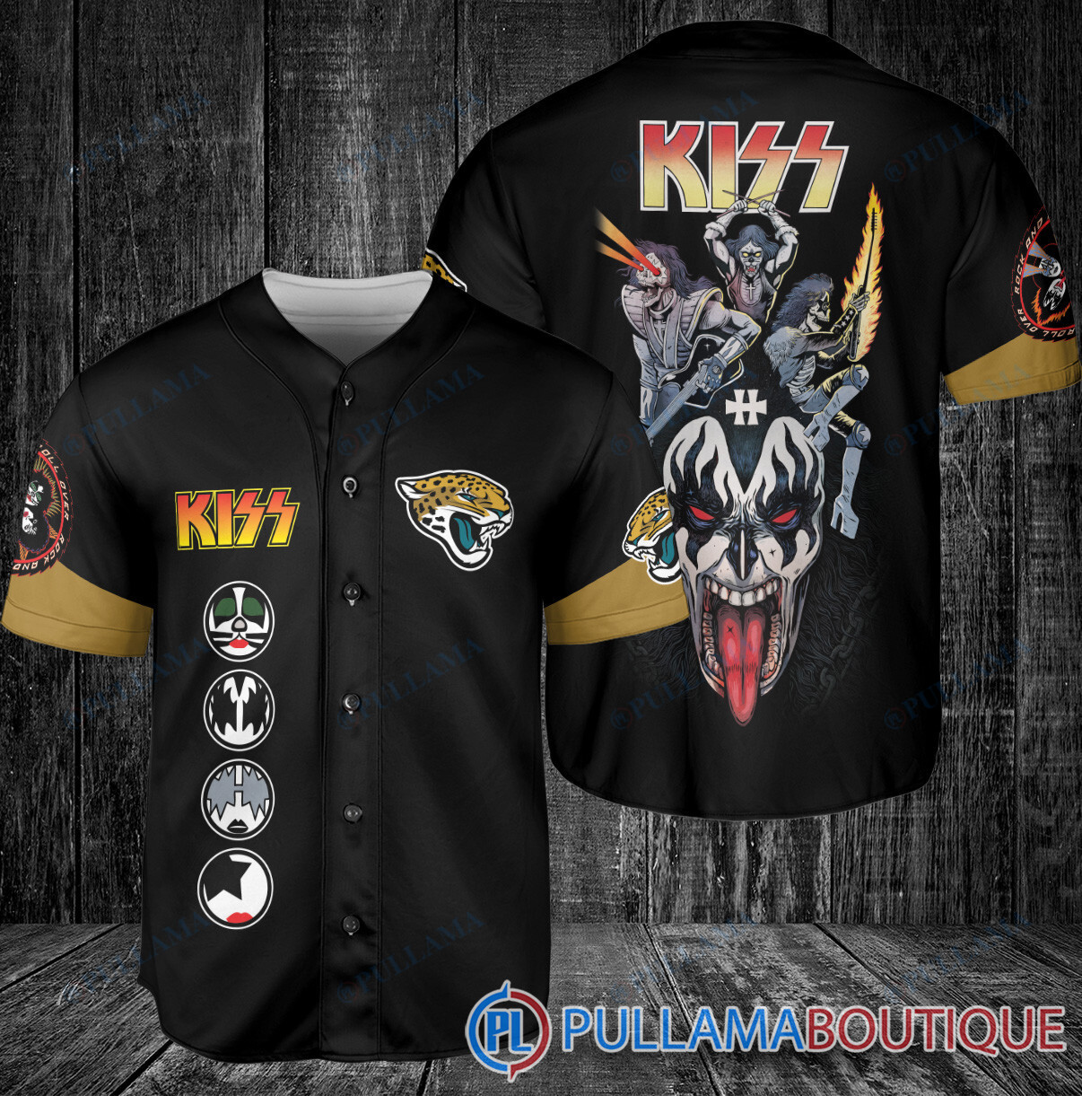 KISS Tennessee Titans Baseball Jersey