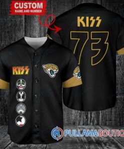 KISS Jacksonville Jaguars Custom Baseball Jersey – Exclusive Fan Gear