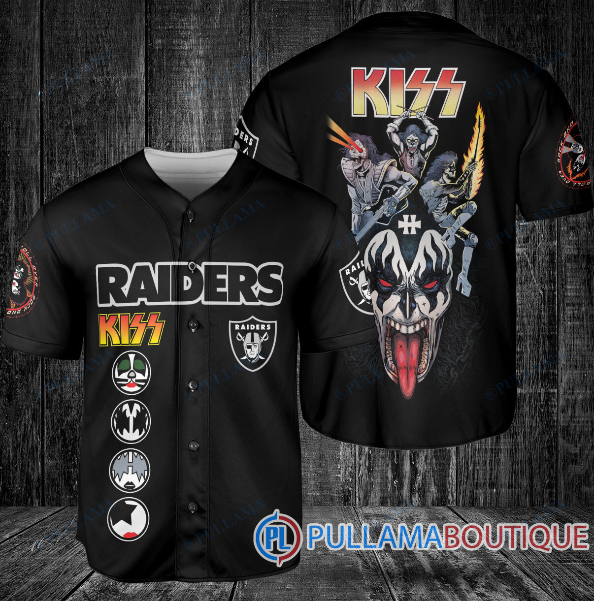 KISS Philadelphia Eagles Baseball Jersey