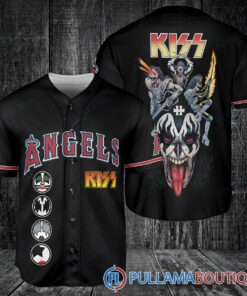 KISS Los Angeles Angels Baseball Jersey – Exclusive Fan Gear