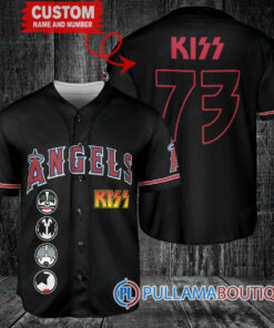 KISS Los Angeles Angels Custom Baseball Jersey