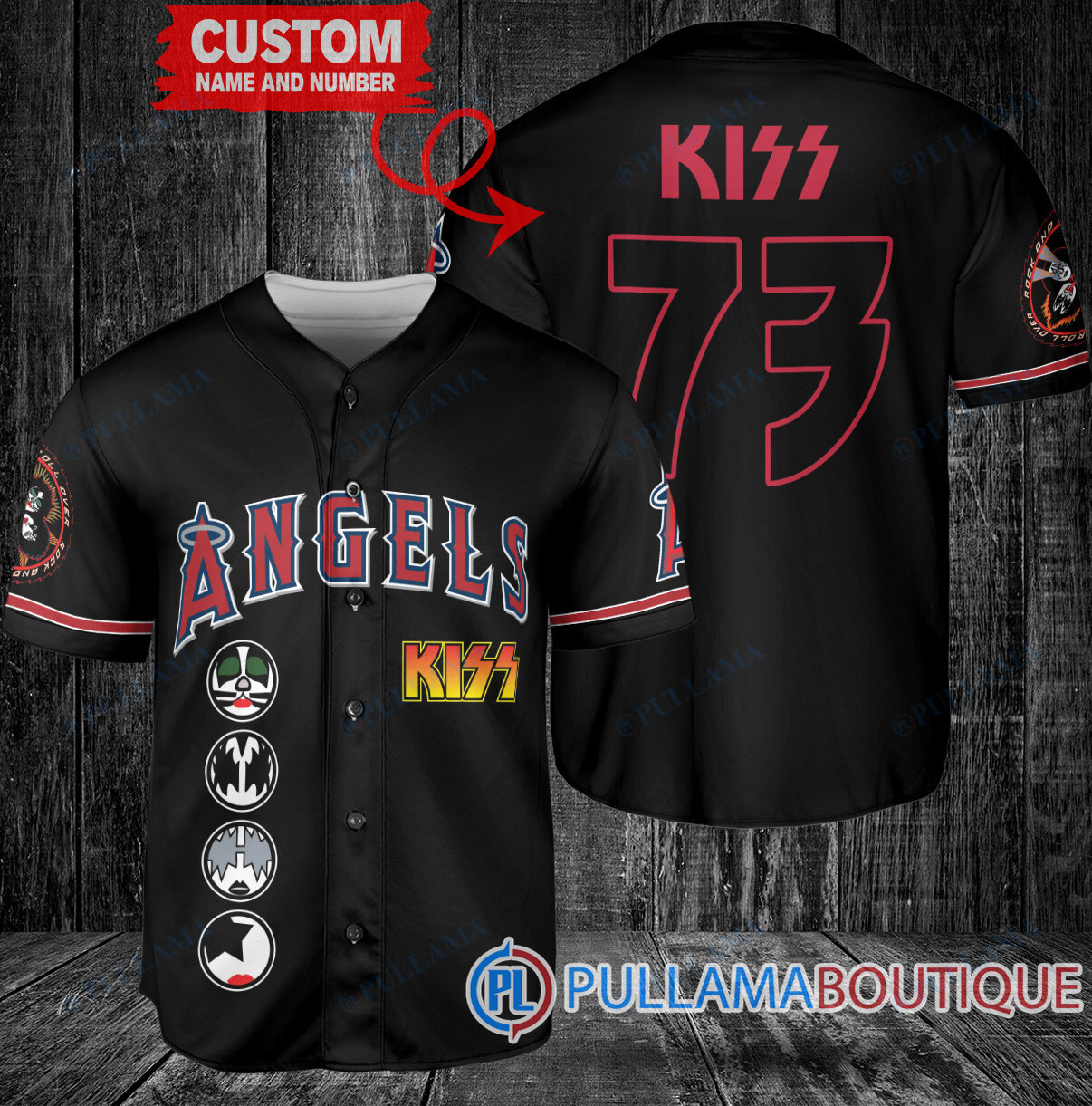 KISS Milwaukee Brewers Custom Baseball Jersey