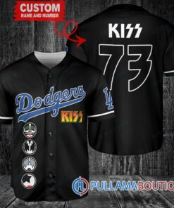 KISS Los Angeles Dodgers Custom Baseball Jersey