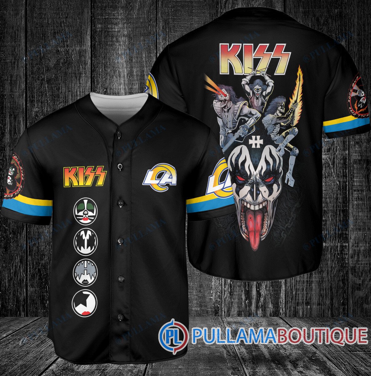 KISS New York Giants Baseball Jersey