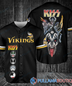 KISS Minnesota Vikings Baseball Jersey