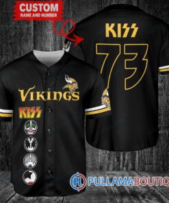 KISS Minnesota Vikings Custom Baseball Jersey – Exclusive Fan Gear