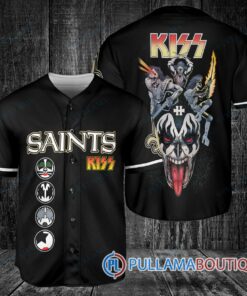 KISS New Orleans Saints Baseball Jersey