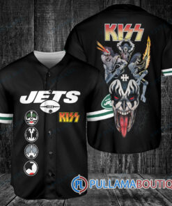 KISS New York Jets Baseball Jersey