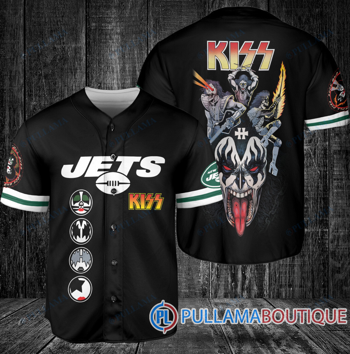 KISS Baltimore Ravens Baseball Jersey