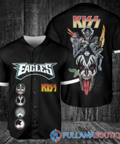 KISS Philadelphia Eagles Baseball Jersey