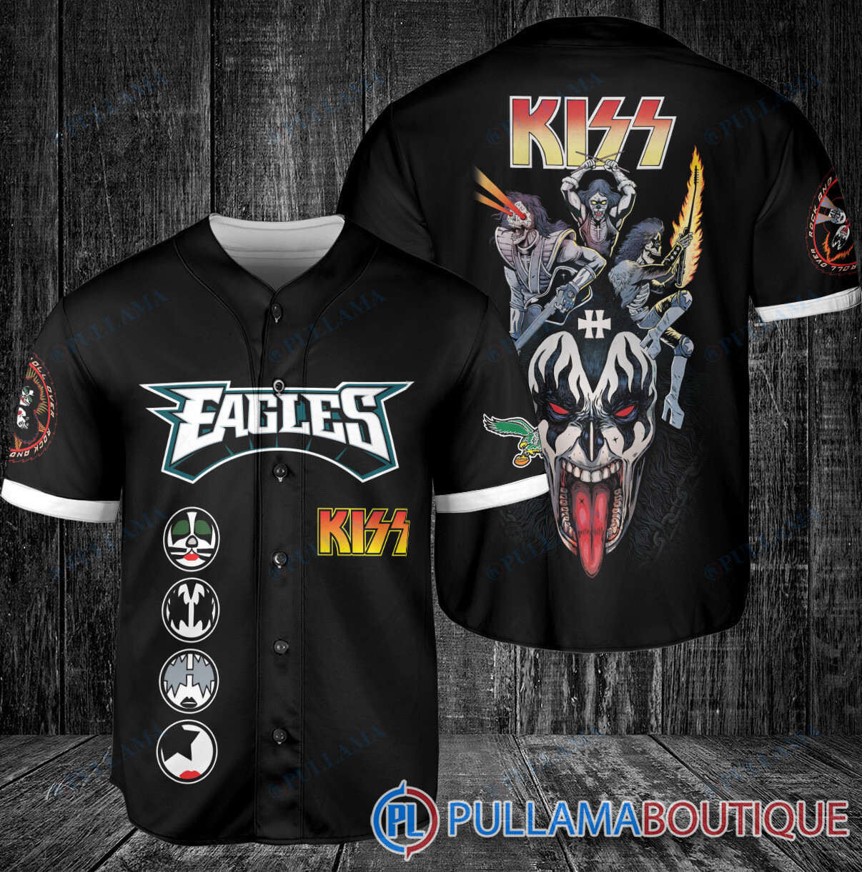 KISS New York Giants Baseball Jersey