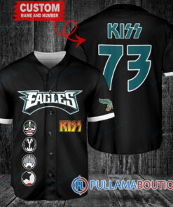 KISS Philadelphia Eagles Custom Baseball Jersey – Exclusive Fan Gear