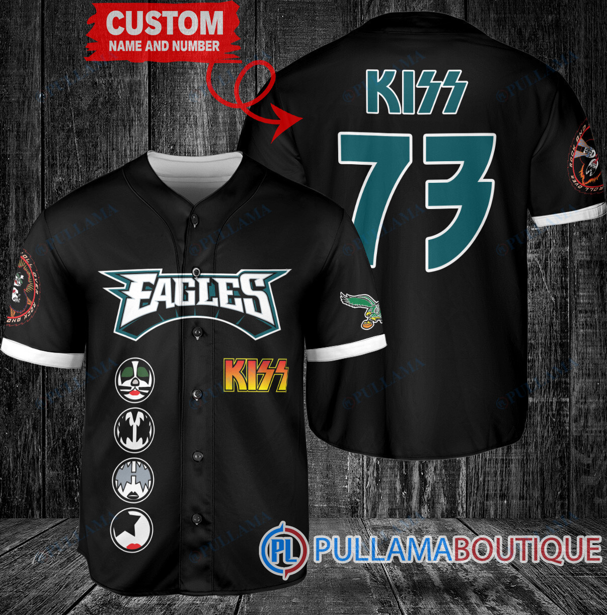 KISS Dallas Cowboys Custom Baseball Jersey – Exclusive Fan Gear