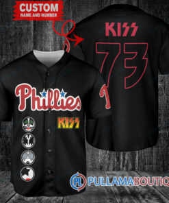 KISS Philadelphia Phillies Custom Baseball Jersey