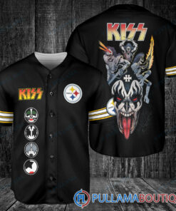 KISS Pittsburgh Steelers Baseball Jersey