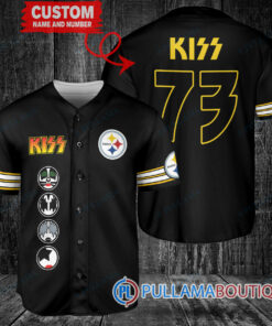 KISS Pittsburgh Steelers Custom Baseball Jersey – Exclusive Fan Gear