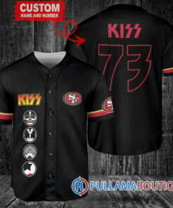 KISS San Francisco 49ers Custom Baseball Jersey – Exclusive Fan Gear