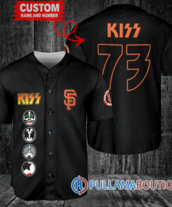 KISS San Francisco Giants Custom Baseball Jersey