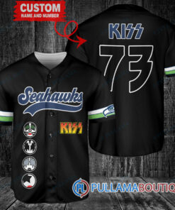 KISS Seattle Seahawks Custom Baseball Jersey – Exclusive Fan Gear