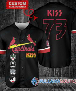 KISS St.Louis Cardinals Custom Baseball Jersey