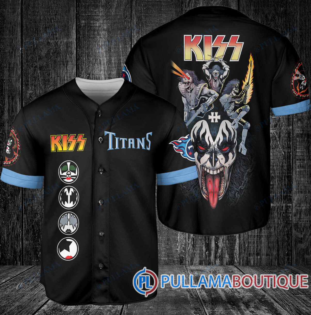 KISS Seattle Seahawks Baseball Jersey