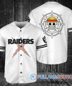 Las Vegas Raiders Luffy After Timeskip One Piece Straw Hats Baseball Jersey