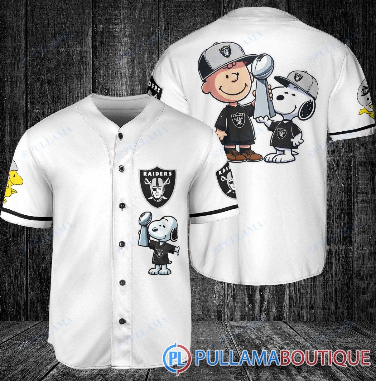 New York Jets x Snoopy and Charlie Brown with Trophy Baseball Jersey White