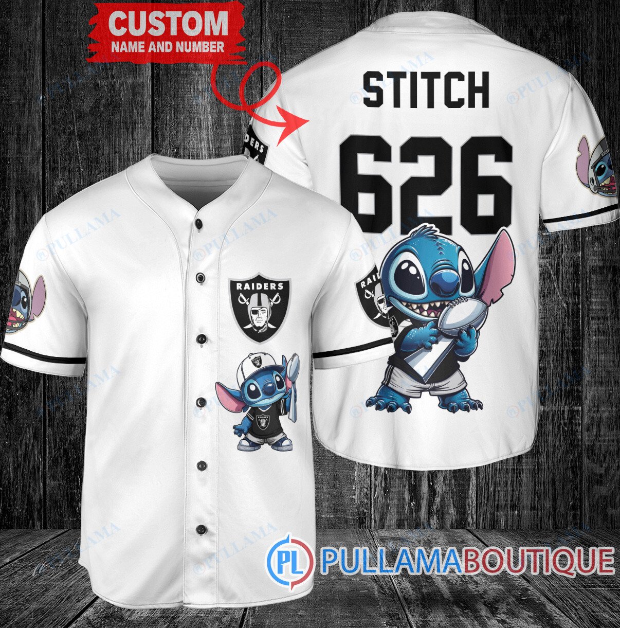 Pittsburgh Steelers x Stitch with Trophy Custom Baseball Jersey White