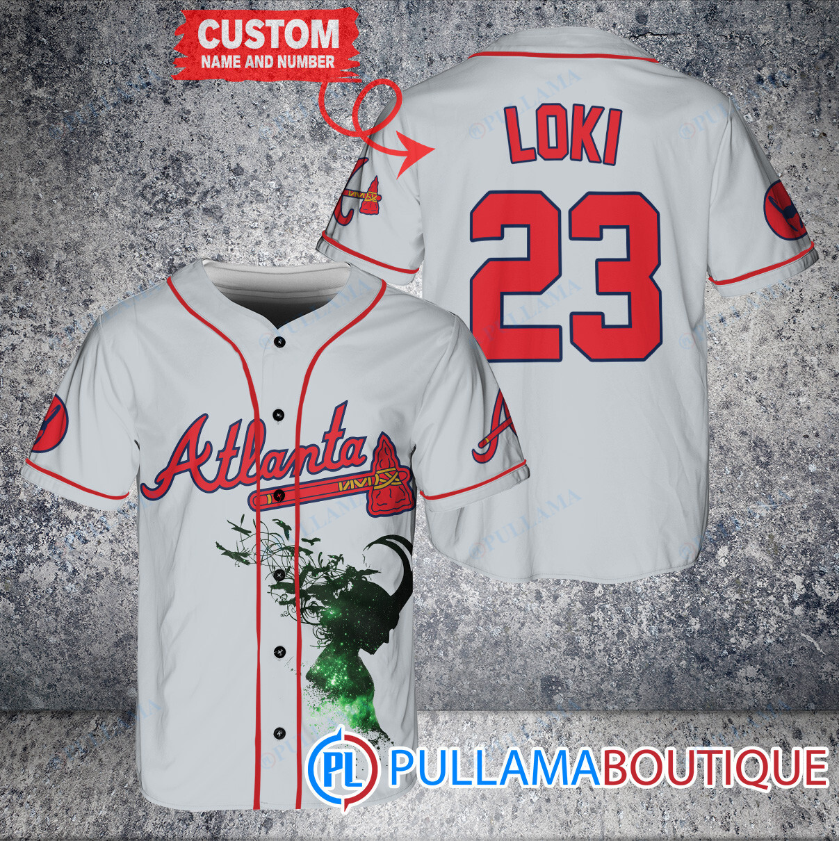 Loki Super Villains God of Mischief New York Yankees Custom Baseball Jersey Gray