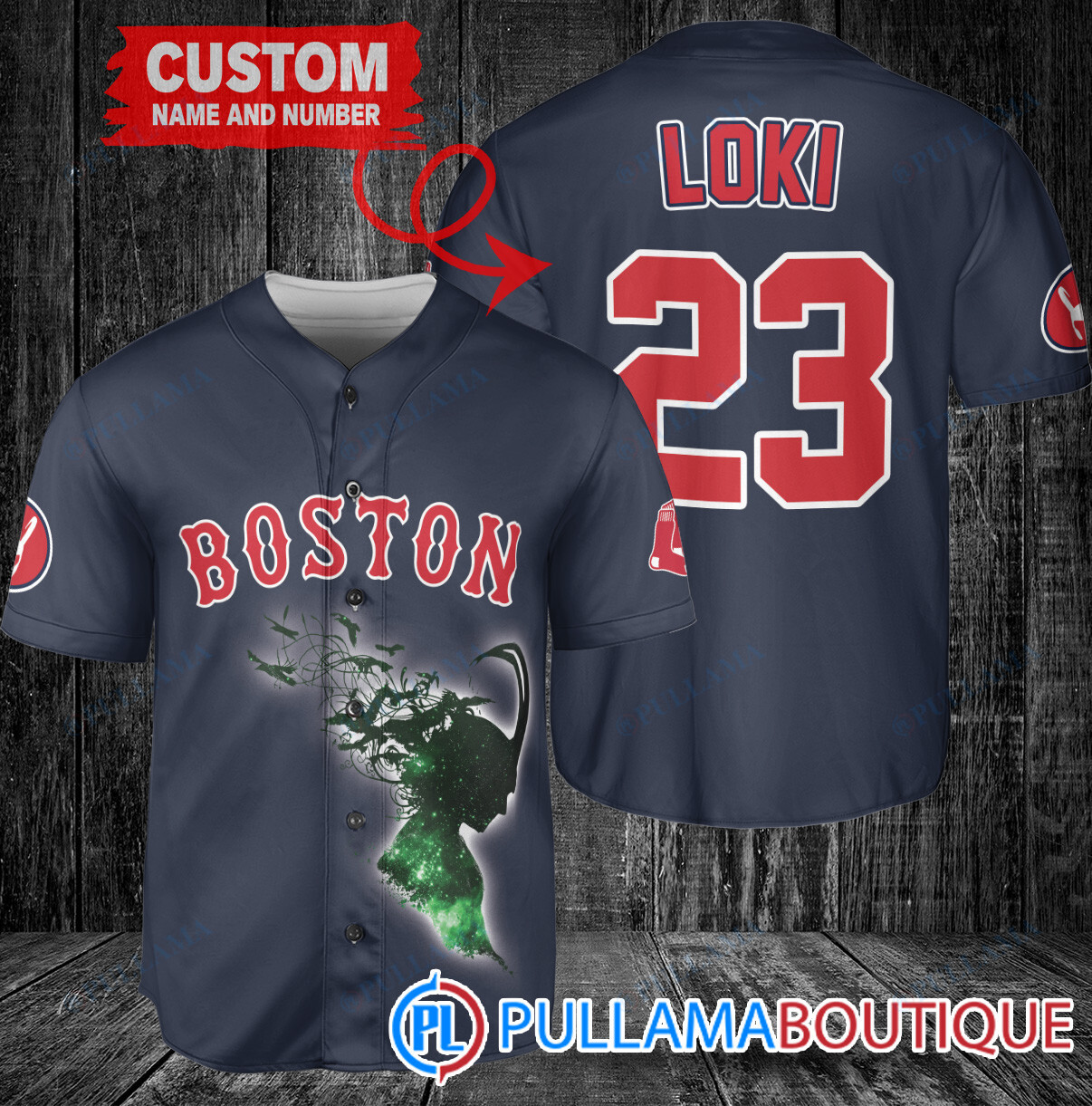 Loki Super Villains God of Mischief New York Yankees Custom Baseball Jersey Navy