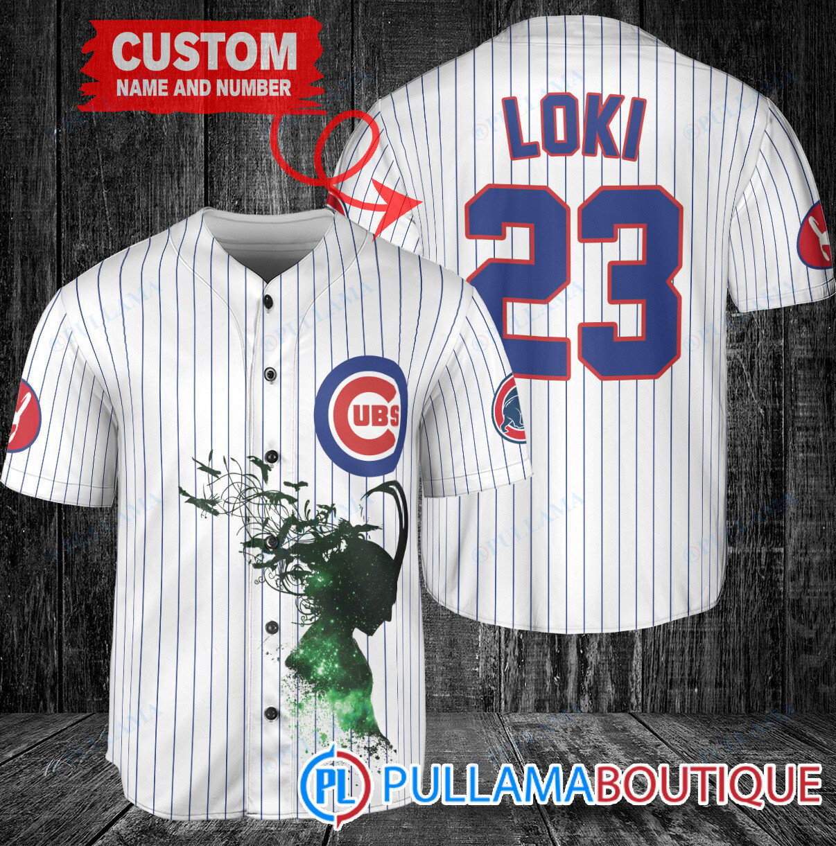 Loki Super Villains God of Mischief Boston Red Sox Custom Baseball Jersey Navy