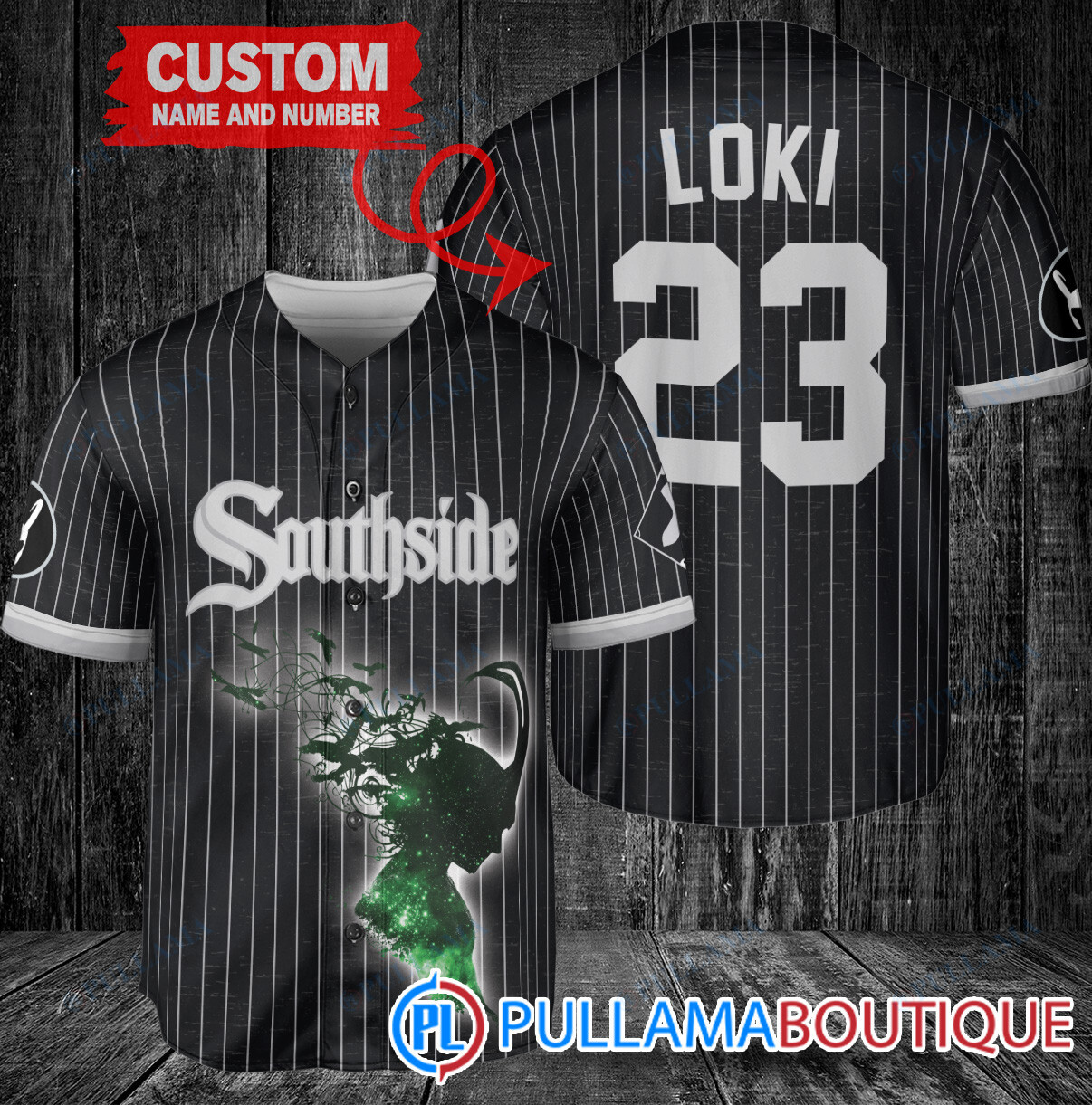 Loki Super Villains God of Mischief Tampa Bay Rays Custom Baseball Jersey White Alternate Replica