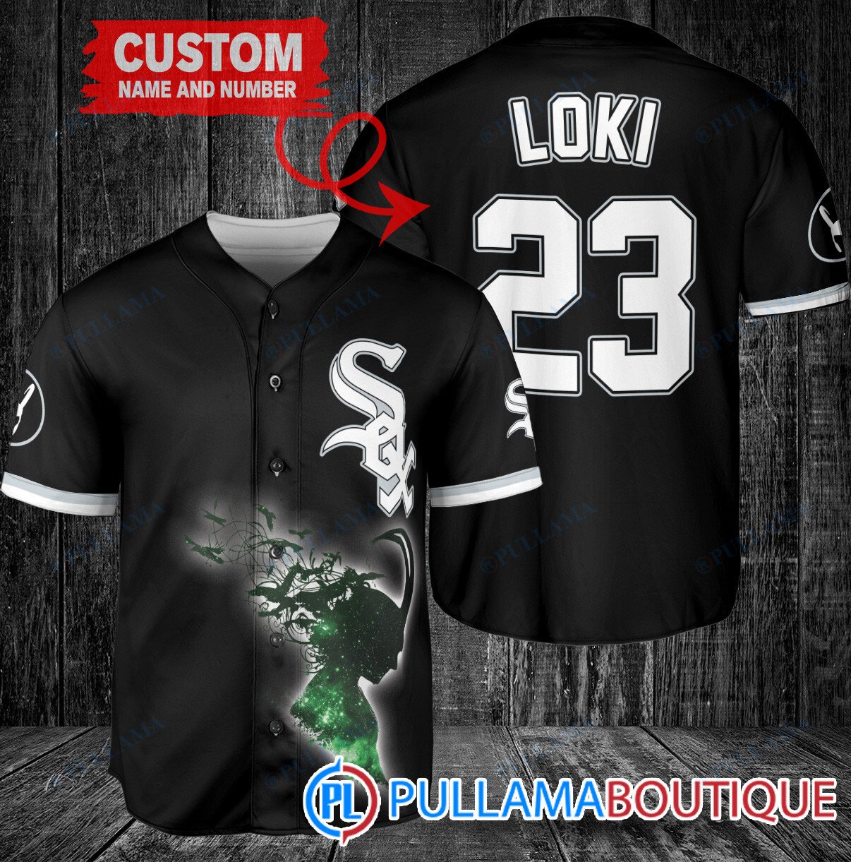 Loki Super Villains God of Mischief Cincinnati Reds Custom Baseball Jersey Red