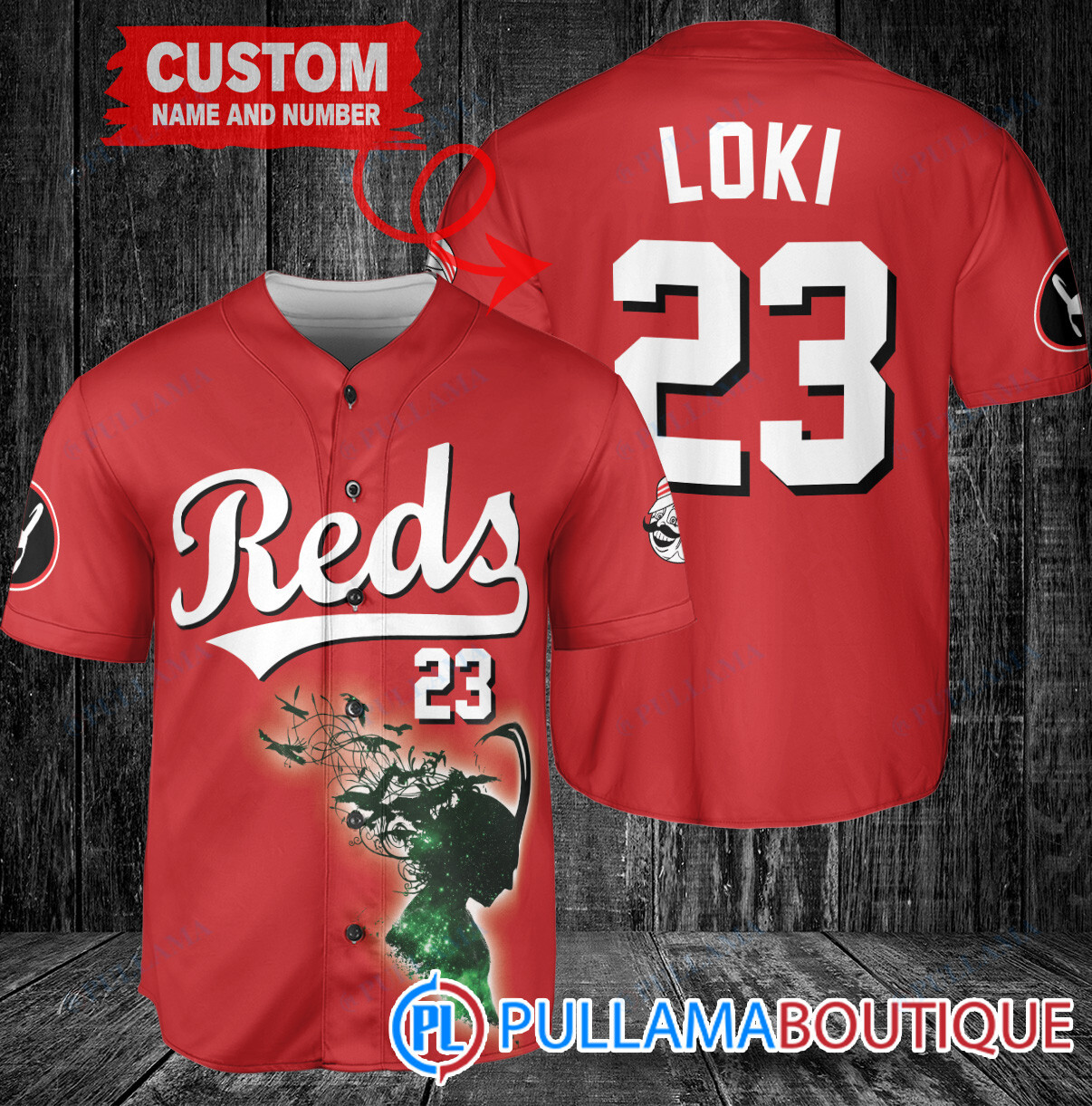 Loki Super Villains God of Mischief Baltimore Orioles Custom Baseball Jersey Black