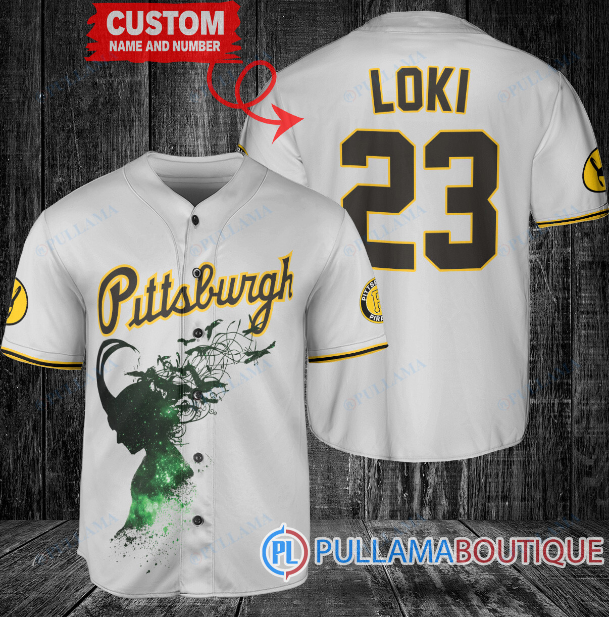 Loki Super Villains God of Mischief Seattle Mariners Custom Baseball Jersey White