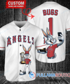 Los Angeles Angels x Bugs Bunny with Trophy Baseball Jersey White