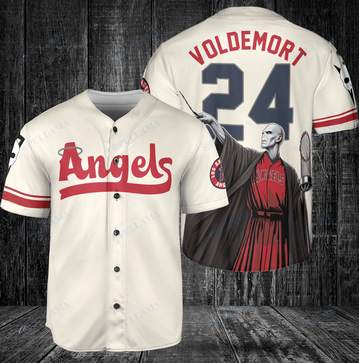 St. Louis Cardinals x Lord Voldemort Harry Potter with Trophy Custom Baseball Jersey White