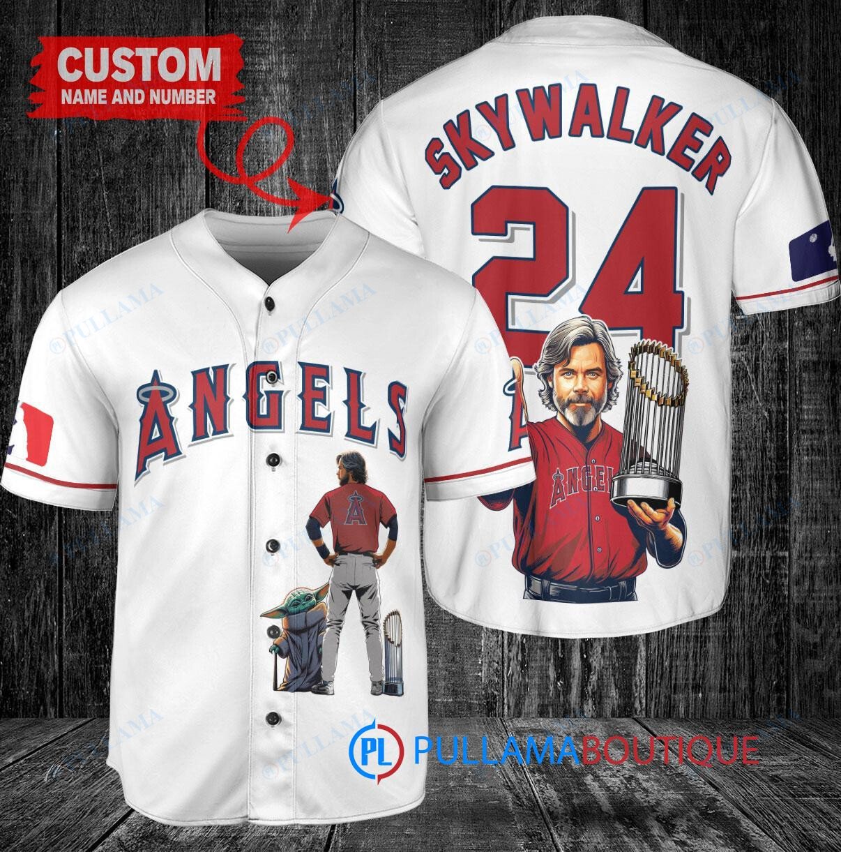 Oakland Athletics x Luke Skywalker Star Wars with Trophy Custom Baseball Jersey Gold