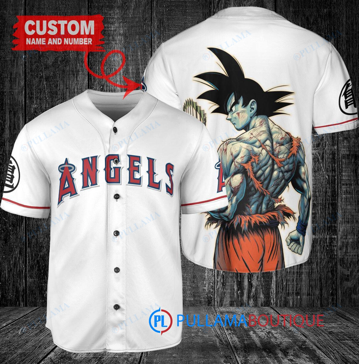 Miami Marlins x Son Goku Kakarot Super Saiyan Dragon Ball Z with Trophy Baseball Jersey Black