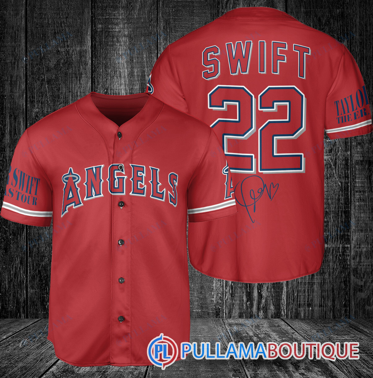 Los Angeles Angels x Taylor Swift 89 Baseball Jersey