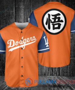 Los Angeles Dodgers Dragon Ball Z Goku Baseball Jersey