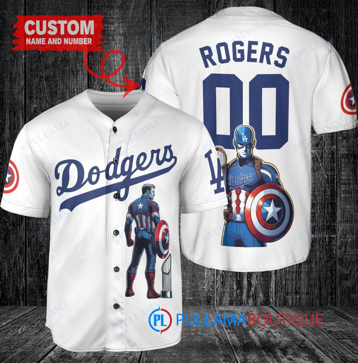 St. Louis Cardinals x Marvel Captain America Steve Rogers with Trophy Custom Baseball Jersey Cream