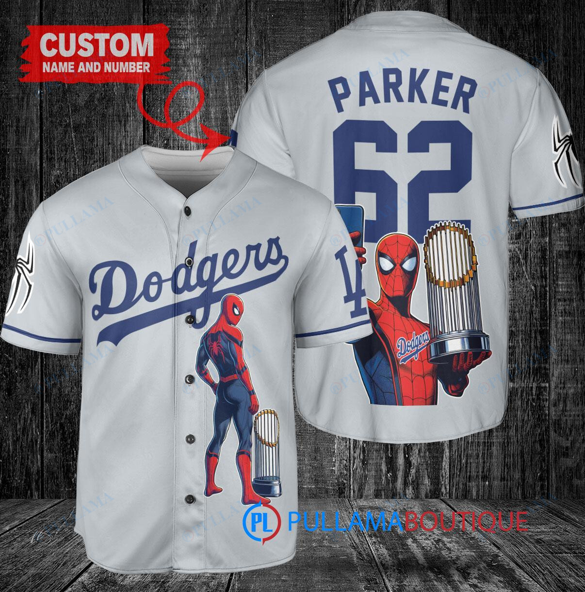 Seattle Mariners x Marvel Spiderman with Trophy Custom Baseball Jersey Aqua