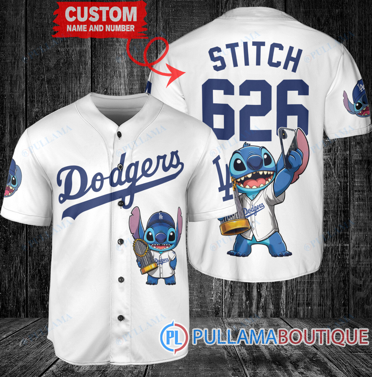 San Diego Padres x Stitch with Trophy Baseball Jersey Tan