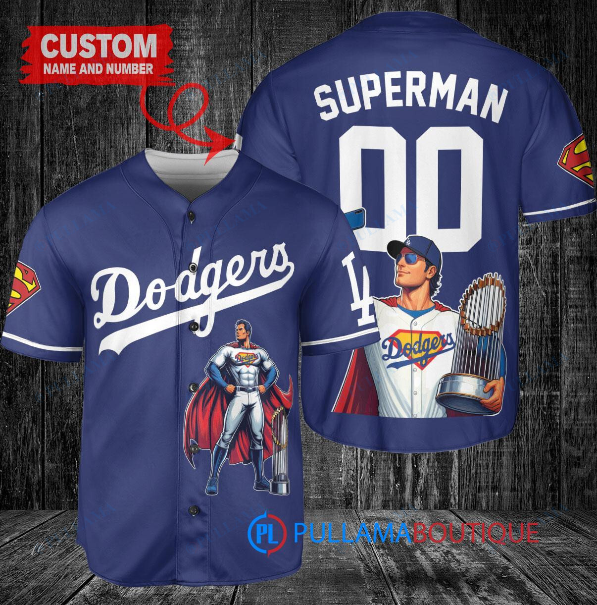 Baltimore Orioles x Superman DC Comics with Trophy Custom Baseball Jersey White