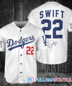 Los Angeles Dodgers x Taylor Swift 22 Baseball Jersey