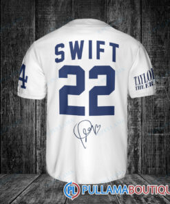 Los Angeles Dodgers x Taylor Swift 22 Baseball Jersey