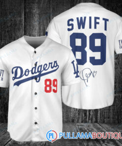 Los Angeles Dodgers x Taylor Swift 89 Baseball Jersey