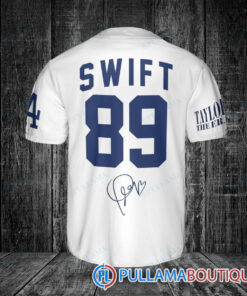 Los Angeles Dodgers x Taylor Swift 89 Baseball Jersey